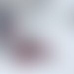 Out-of-focus snow scene with motion blur